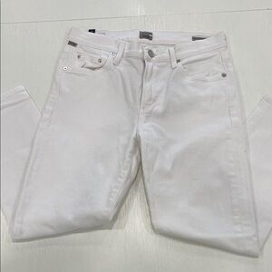 Citizens of Humanity rocket crop petite high-rise, skinny size 26 white
